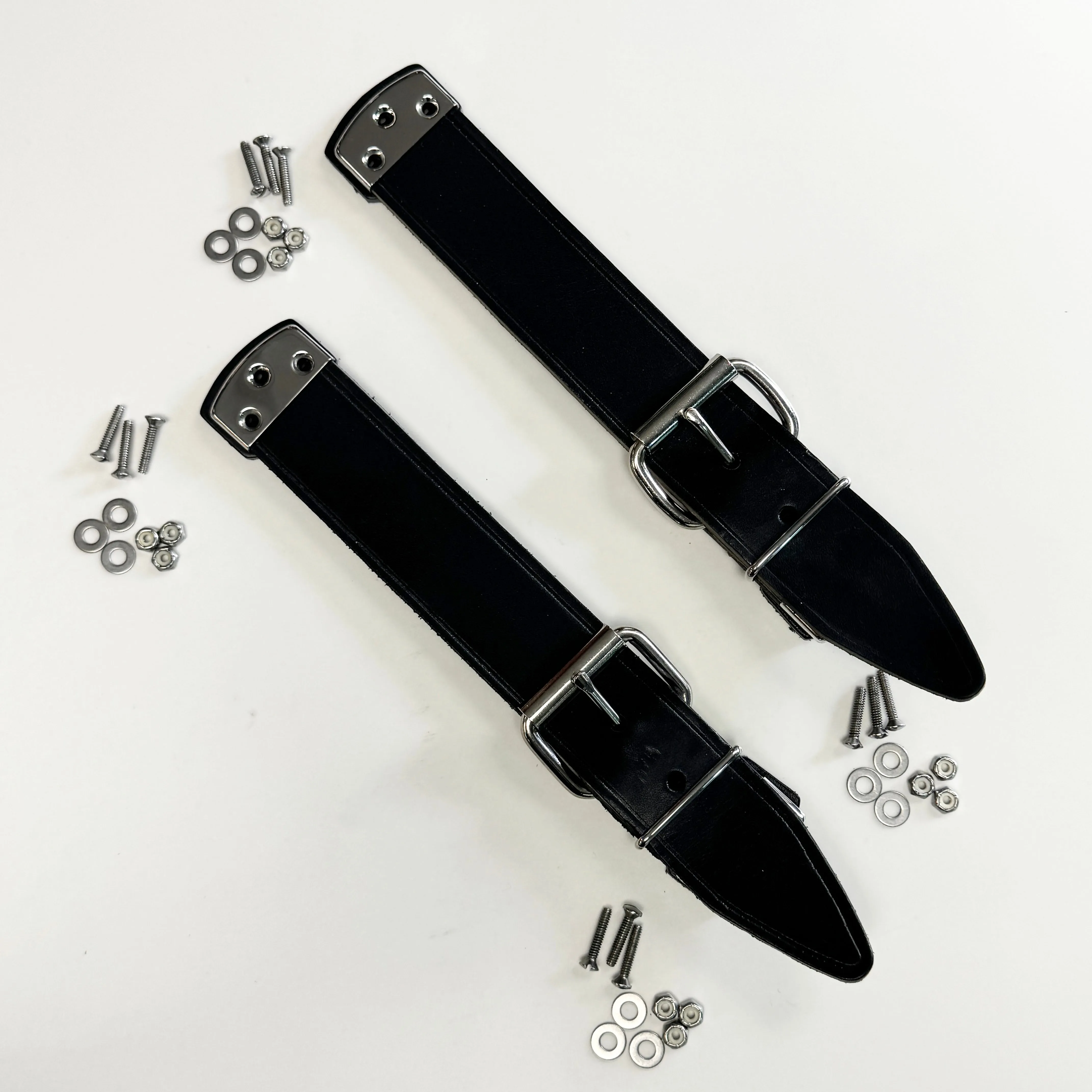 BET/B - 356 GT Style Leather Front Hood Straps Kit
