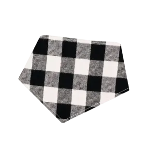 Bibby Bubby Bandana - Black Buffalo Check
