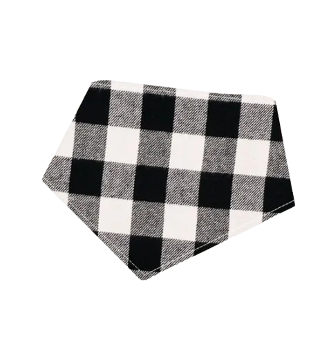 Bibby Bubby Bandana - Black Buffalo Check