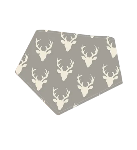 Bibby Bubby Bandana - Grey Deer