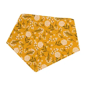 Bibby Bubby Bandana - Mustard Floral