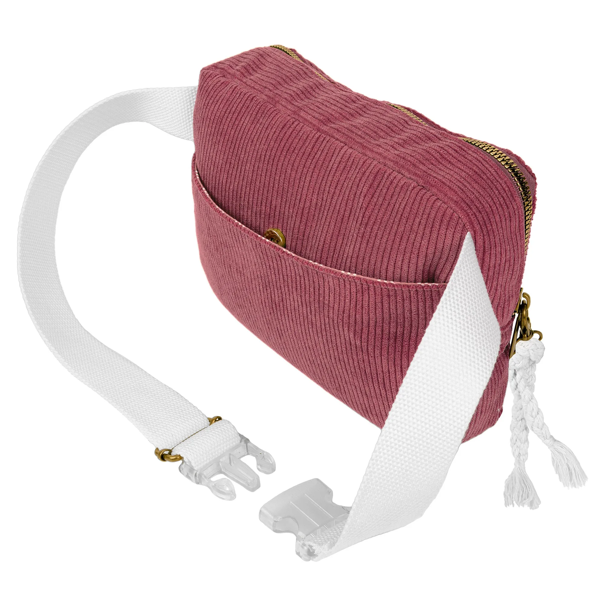 Billie Corduroy Belt Bag Rose