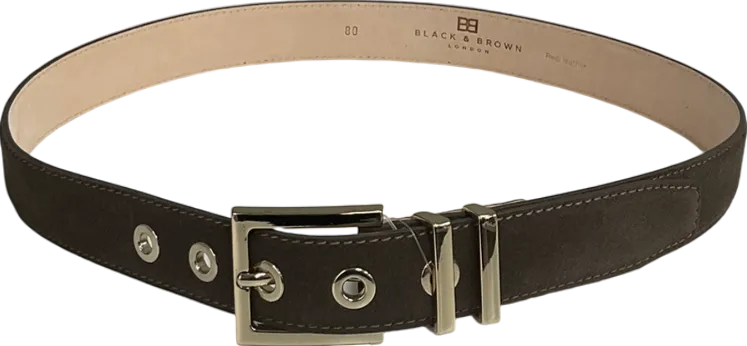 black & brown Brown Naomi Leather Belt W32