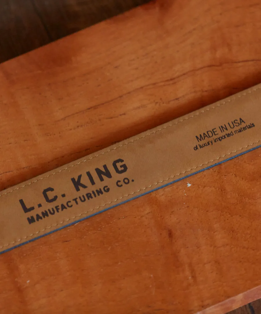 Black Aniline Steer Leather Belt
