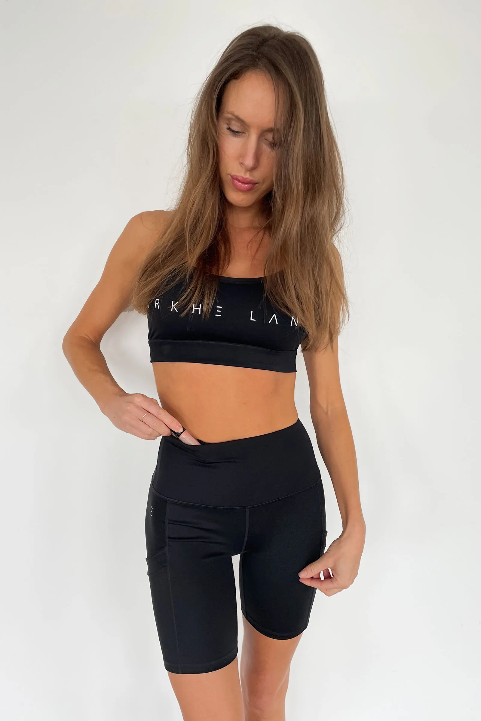 Black Anna Crop Top 2.0