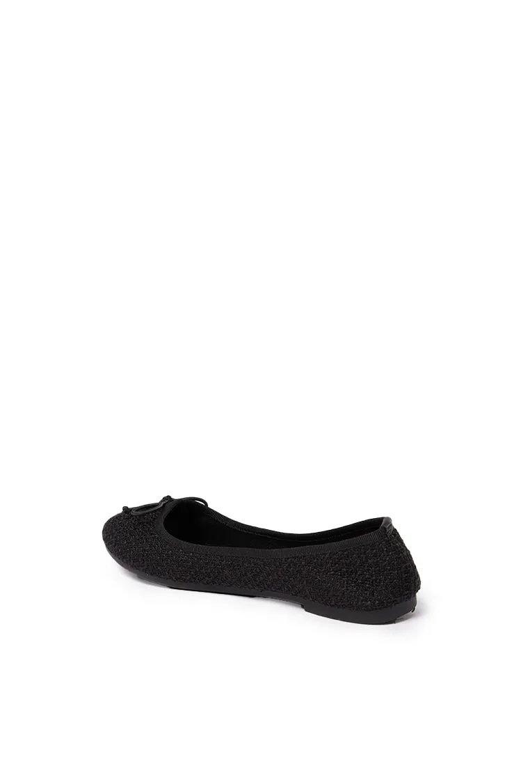 Black Ballet Shoes with Bow