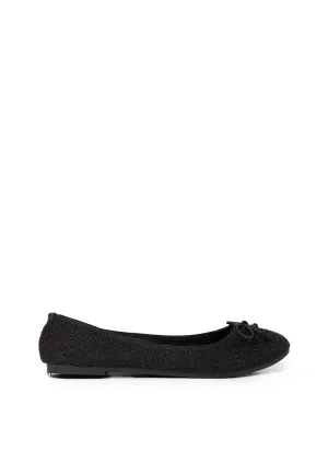 Black Ballet Shoes with Bow