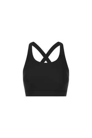 Black Bermagui Active Sports Bra
