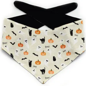 Black Cat Tie-On Dog Bandana