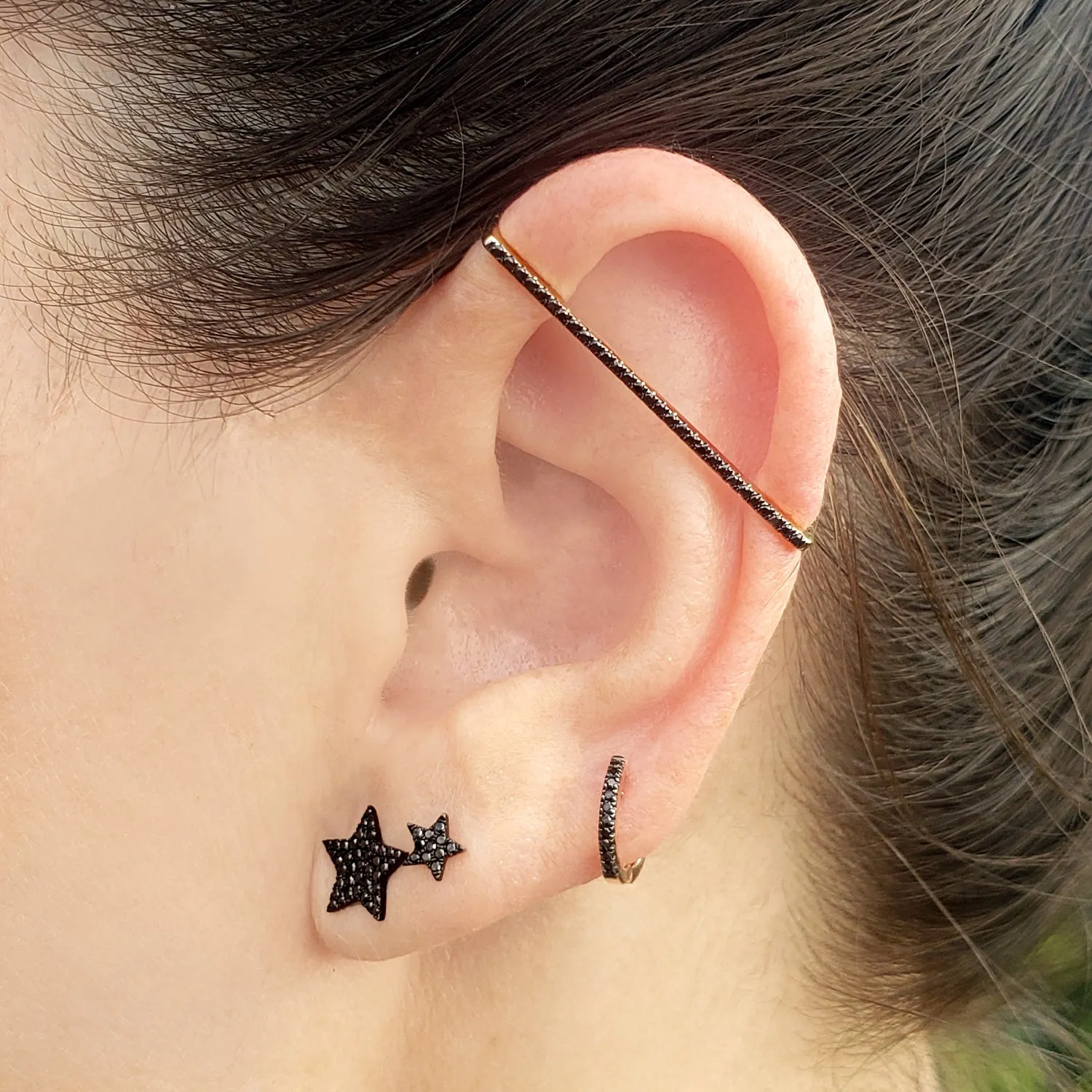 Black Diamond Ear Bar