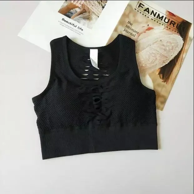Black Fish Net Bra