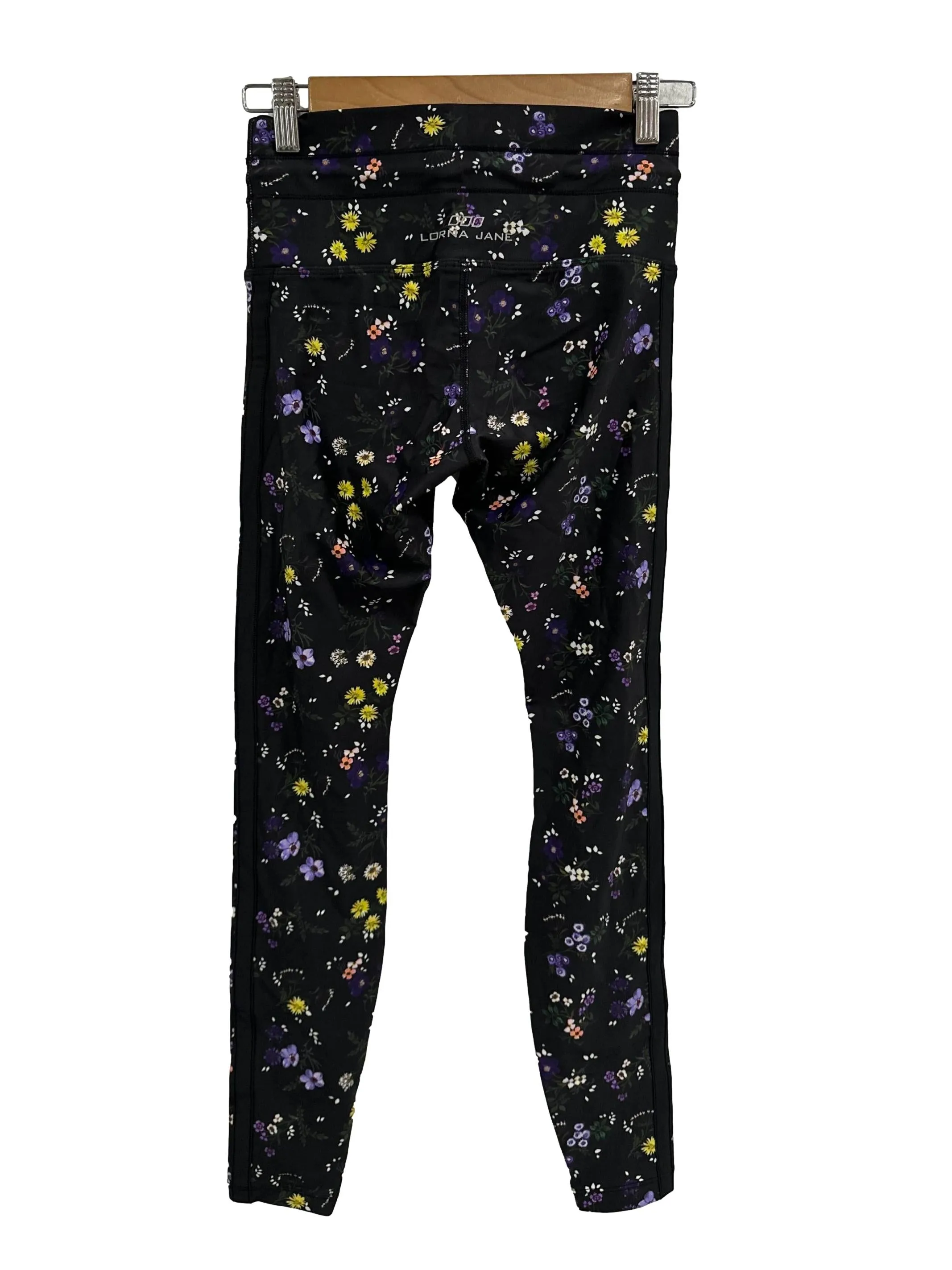 Black Floral Leggings