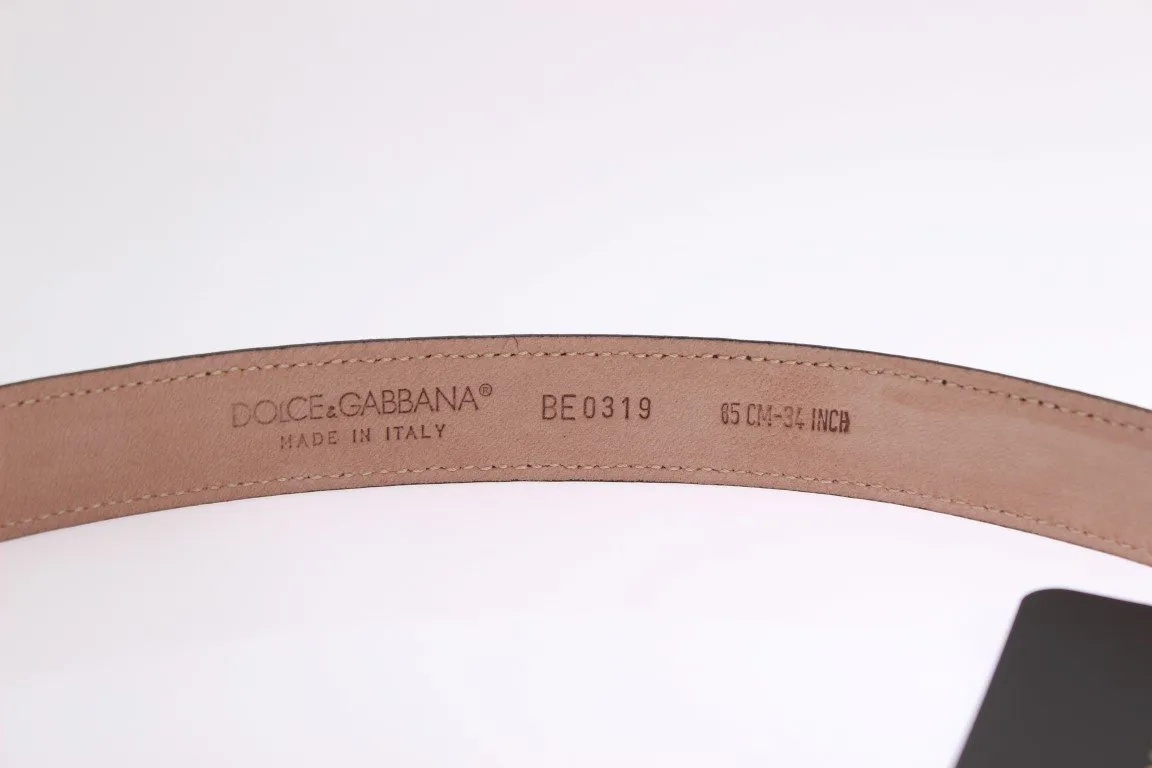 Black Leather Gold Buckle Belt