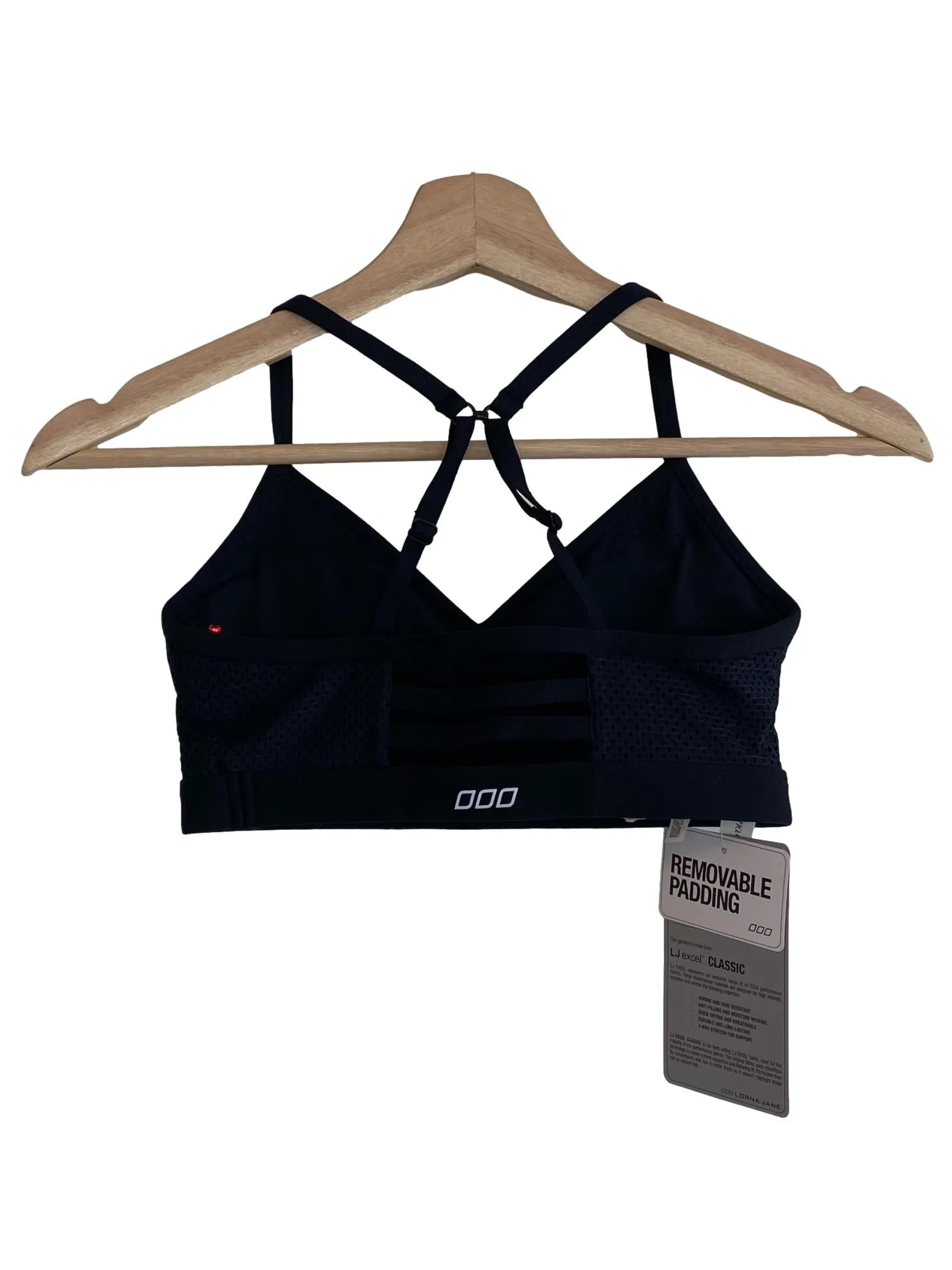 Black Mesh Sport Bras
