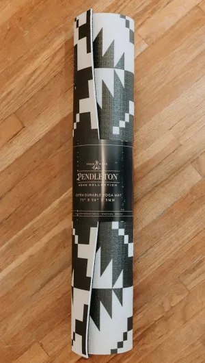 Black Pendleton Yoga Mat