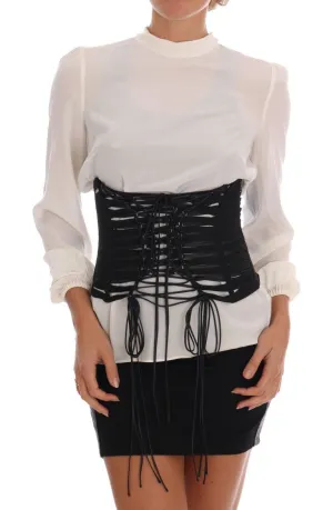Black Stretch Corset Belt