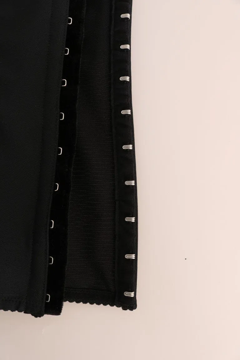 Black Stretch Waist Corset Belt
