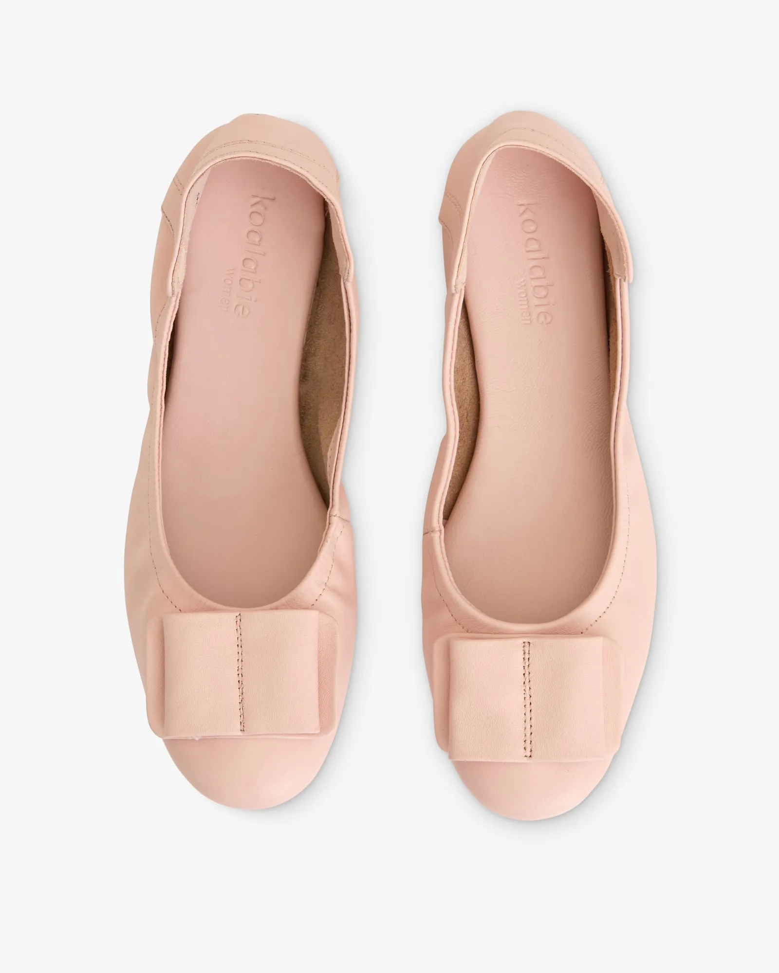 Blair Ballerina Leather Flats - Bubblegum (Women)