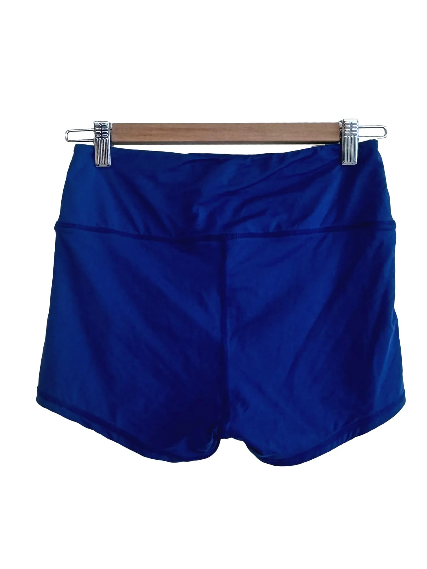 Blue Plain Shorts