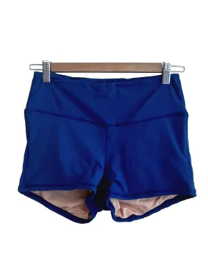 Blue Plain Shorts