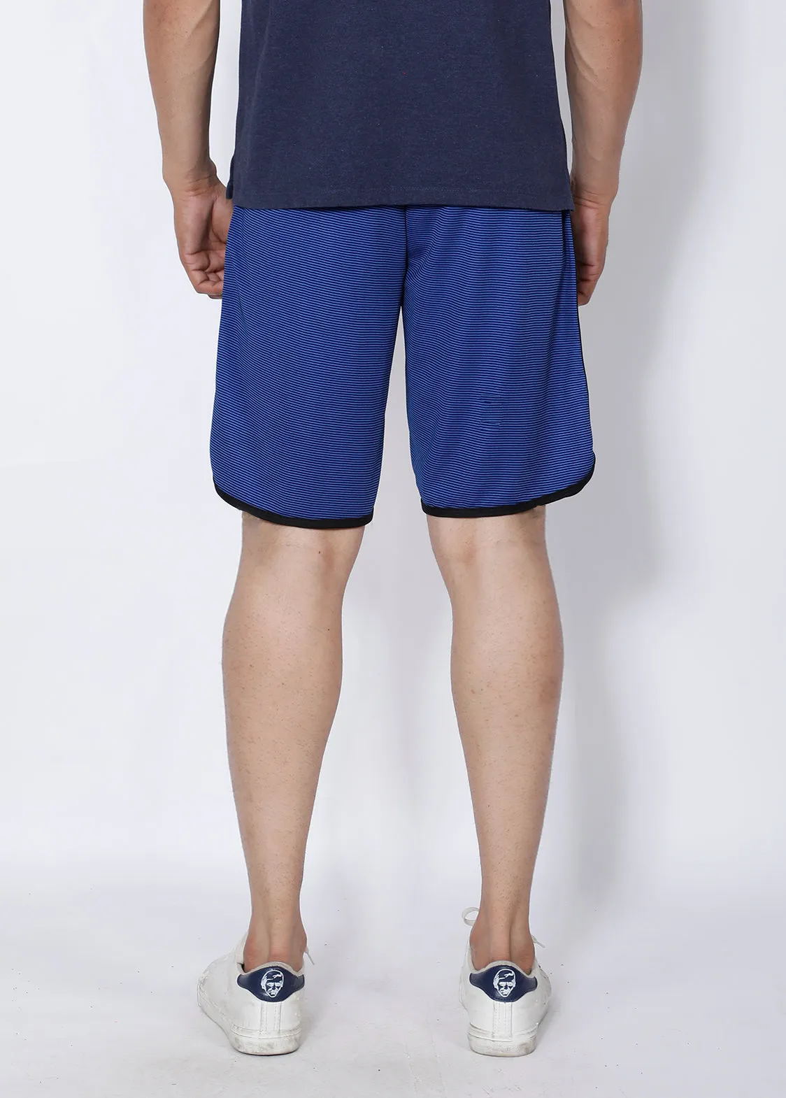 Blue Stripes Football Shorts