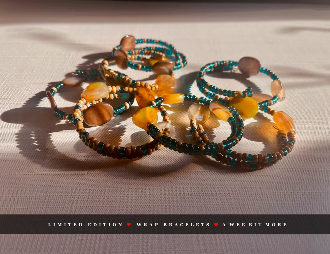 Boho Wrap Bracelet | Adjustable Handmade Jewelry for Couples