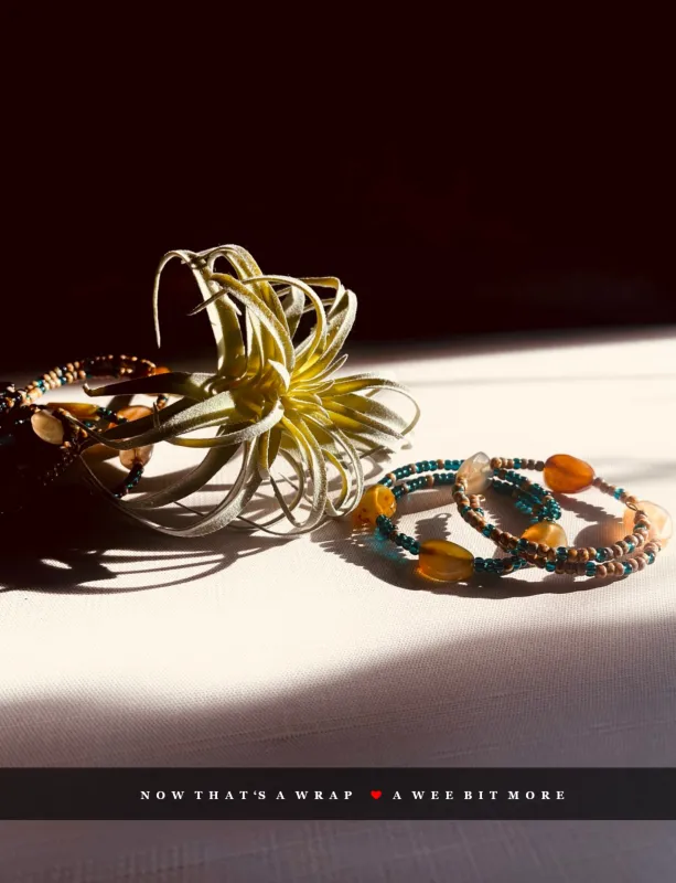 Boho Wrap Bracelet | Adjustable Handmade Jewelry for Couples