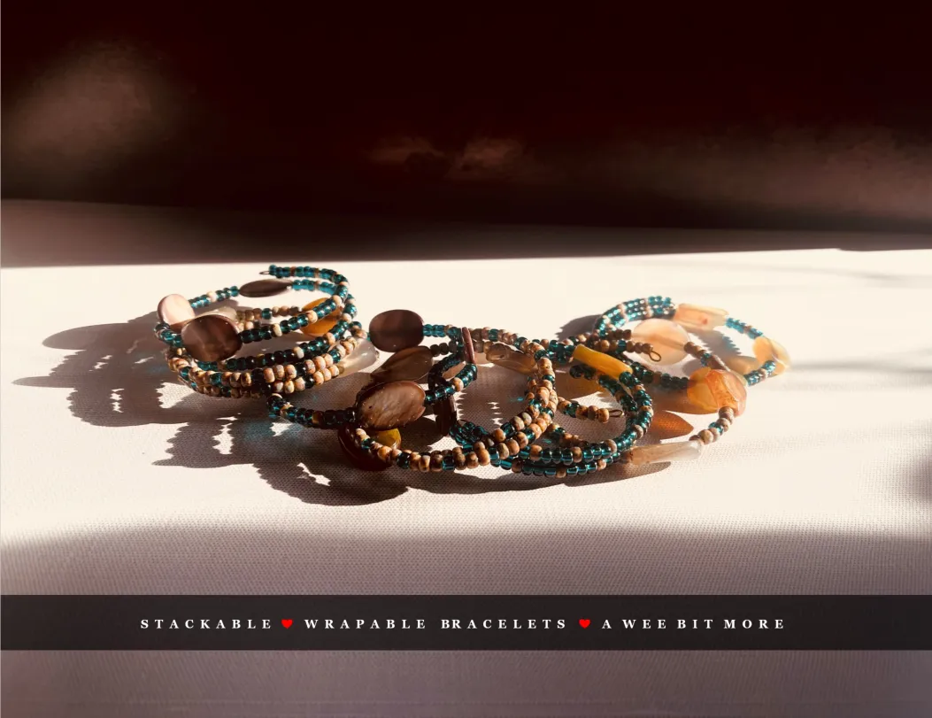 Boho Wrap Bracelet | Adjustable Handmade Jewelry for Couples