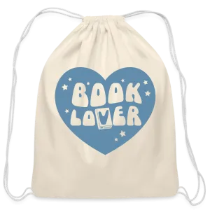 Book Lover: Cotton Drawstring Bag for Literature Enthusiasts