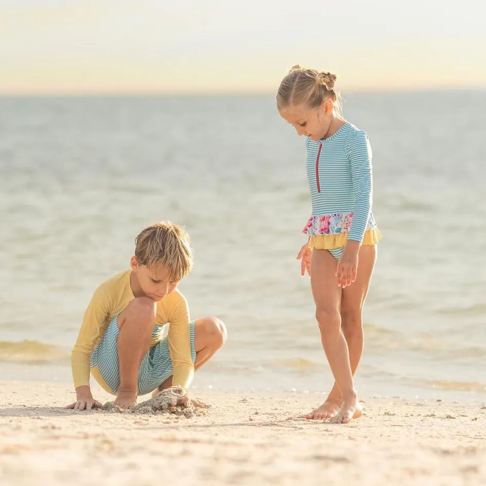 Boys Rashguard- Florida Coast Sunset Collection
