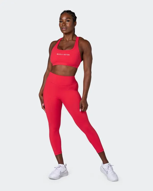 Breakpoint Scrunch 7/8 Leggings - Poppy