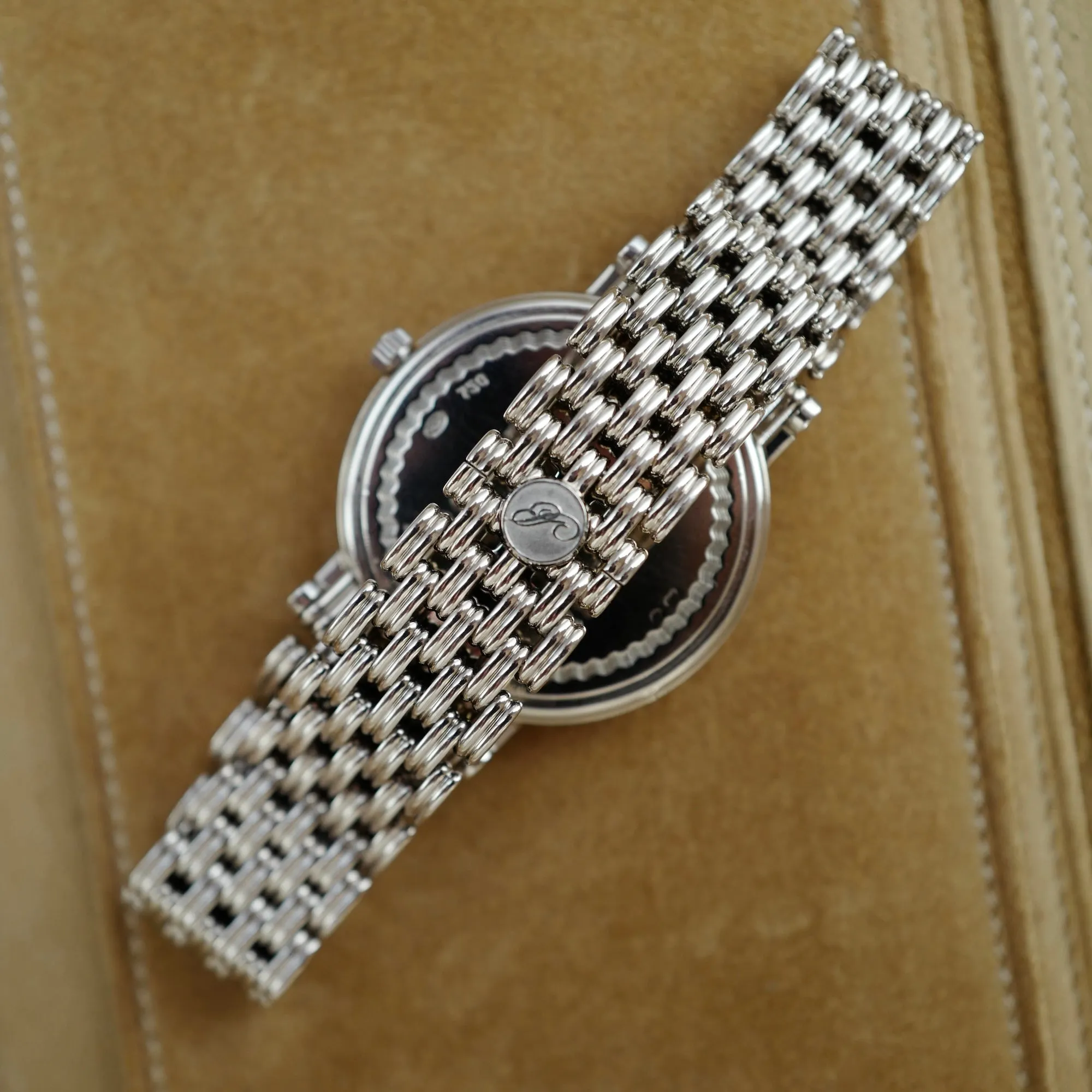 Breguet White Gold Power Reserve Moonphase Classique Ref. 3130 on Bracelet
