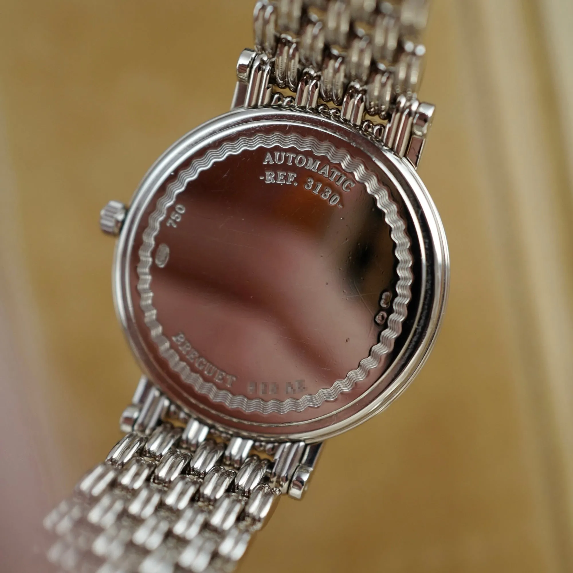 Breguet White Gold Power Reserve Moonphase Classique Ref. 3130 on Bracelet