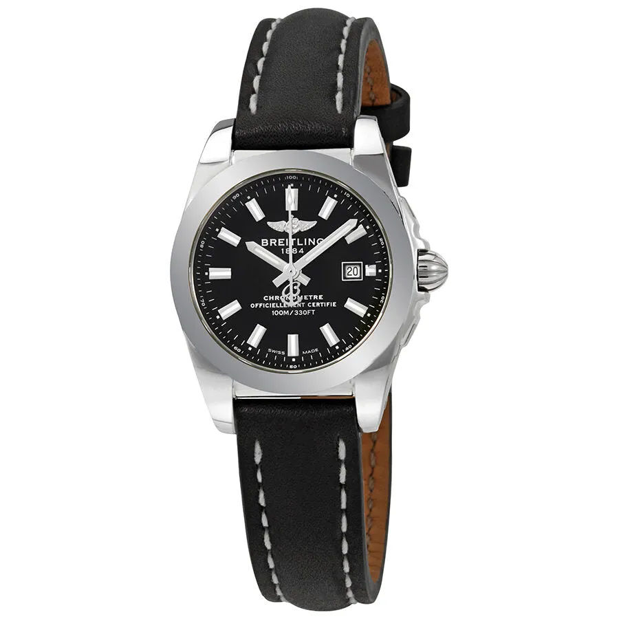 Breitling Galactic Black Dial Ladies Watch W7234812/BE49-477X W7234812-BE49-477X-A12BA.1