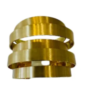 Brushed Golden Diana 5-Band Cuff