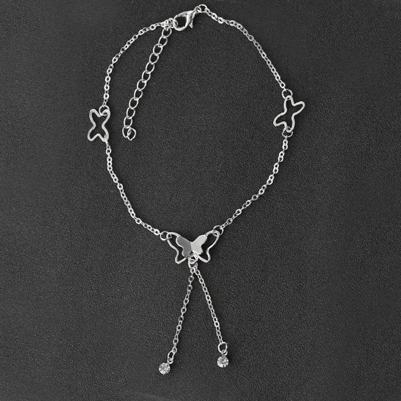 Butterfly Pendant Anklets