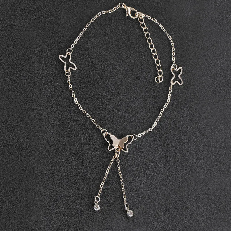 Butterfly Pendant Anklets