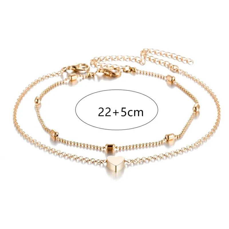 Butterfly Pendant Anklets