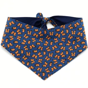 Butterfly Tie-On Dog Bandana - Monarch