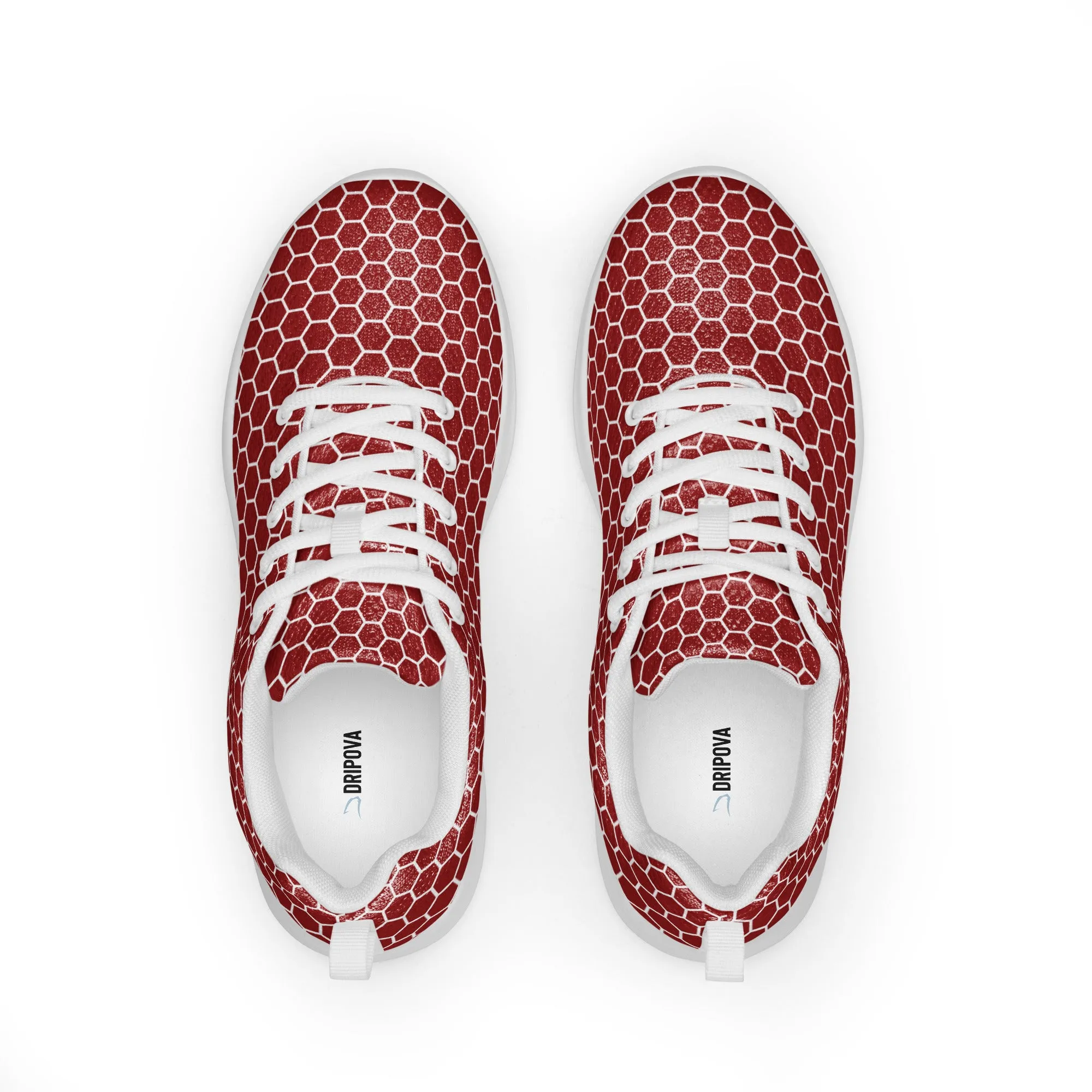 Buzzworthy Honeycomb Hive Red Athletic Shoes