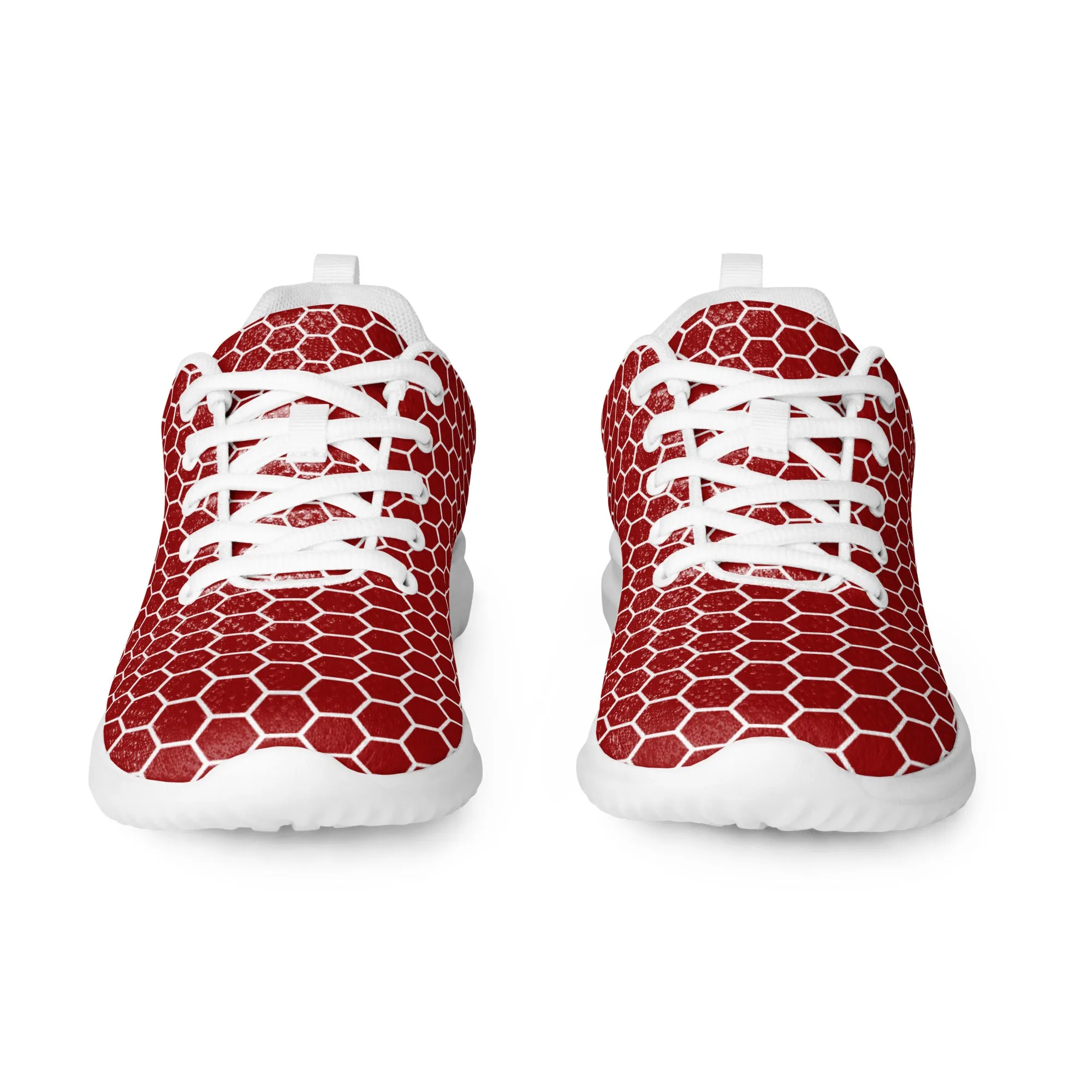 Buzzworthy Honeycomb Hive Red Athletic Shoes