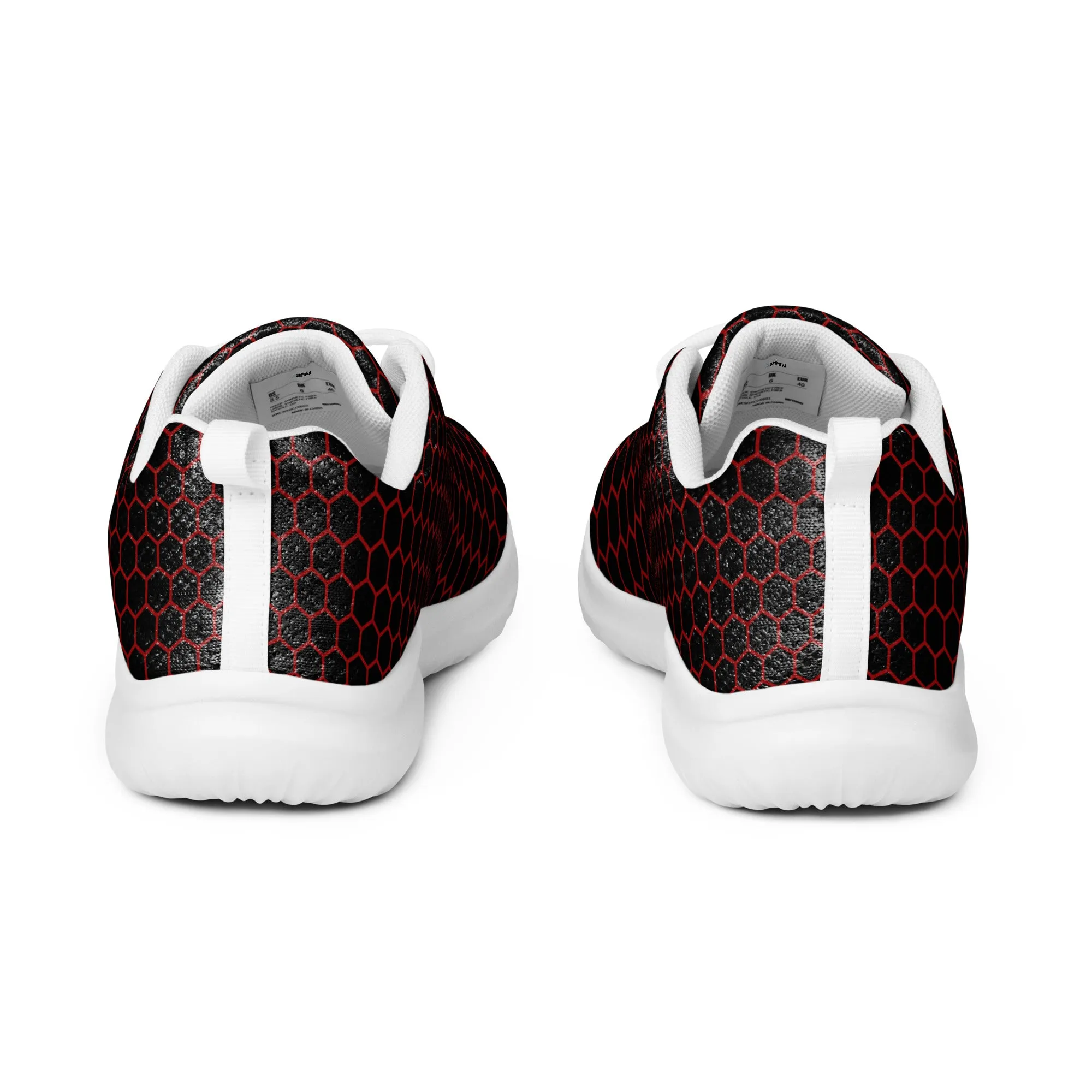 Buzzworthy Honeycomb Hive Red Athletic Shoes