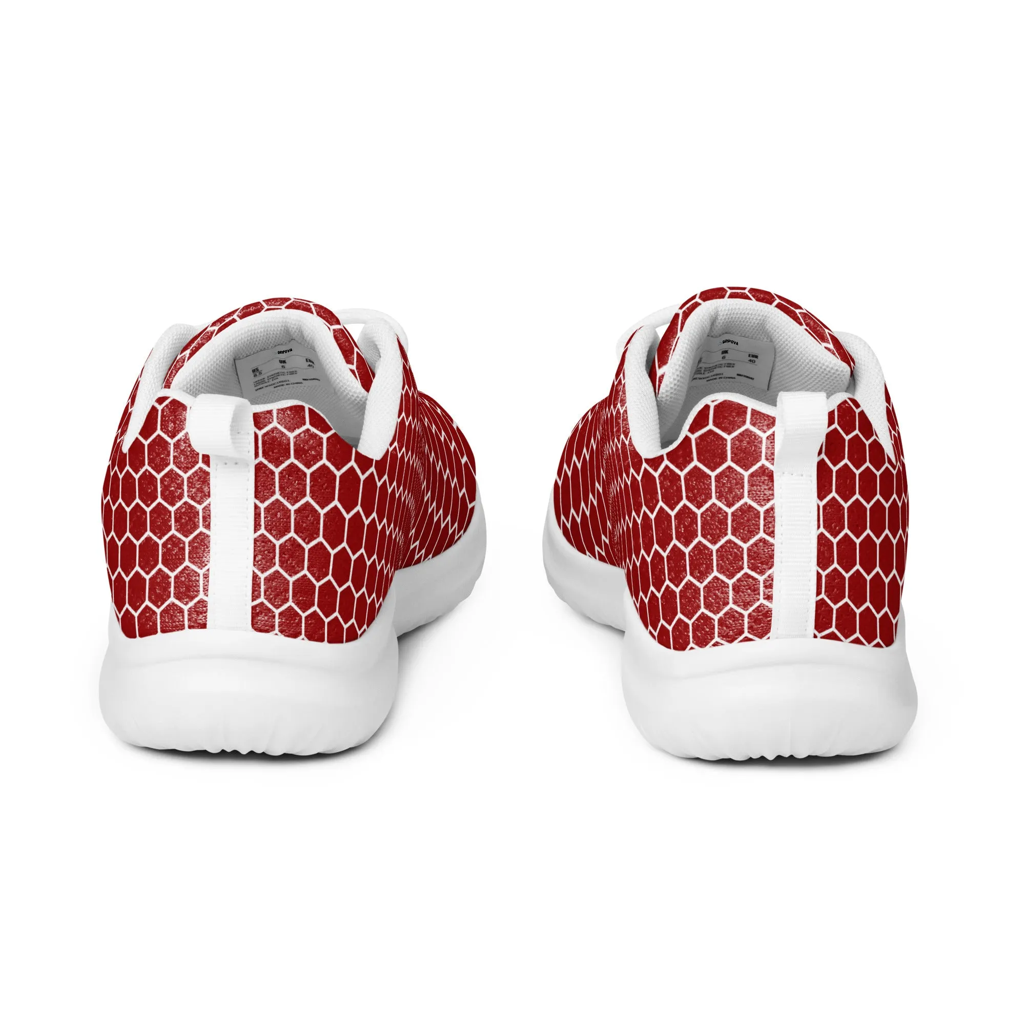 Buzzworthy Honeycomb Hive Red Athletic Shoes