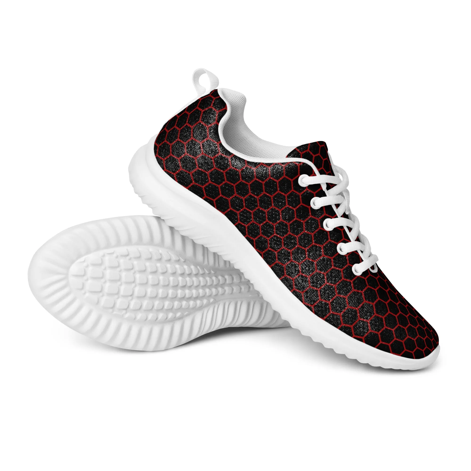 Buzzworthy Honeycomb Hive Red Athletic Shoes