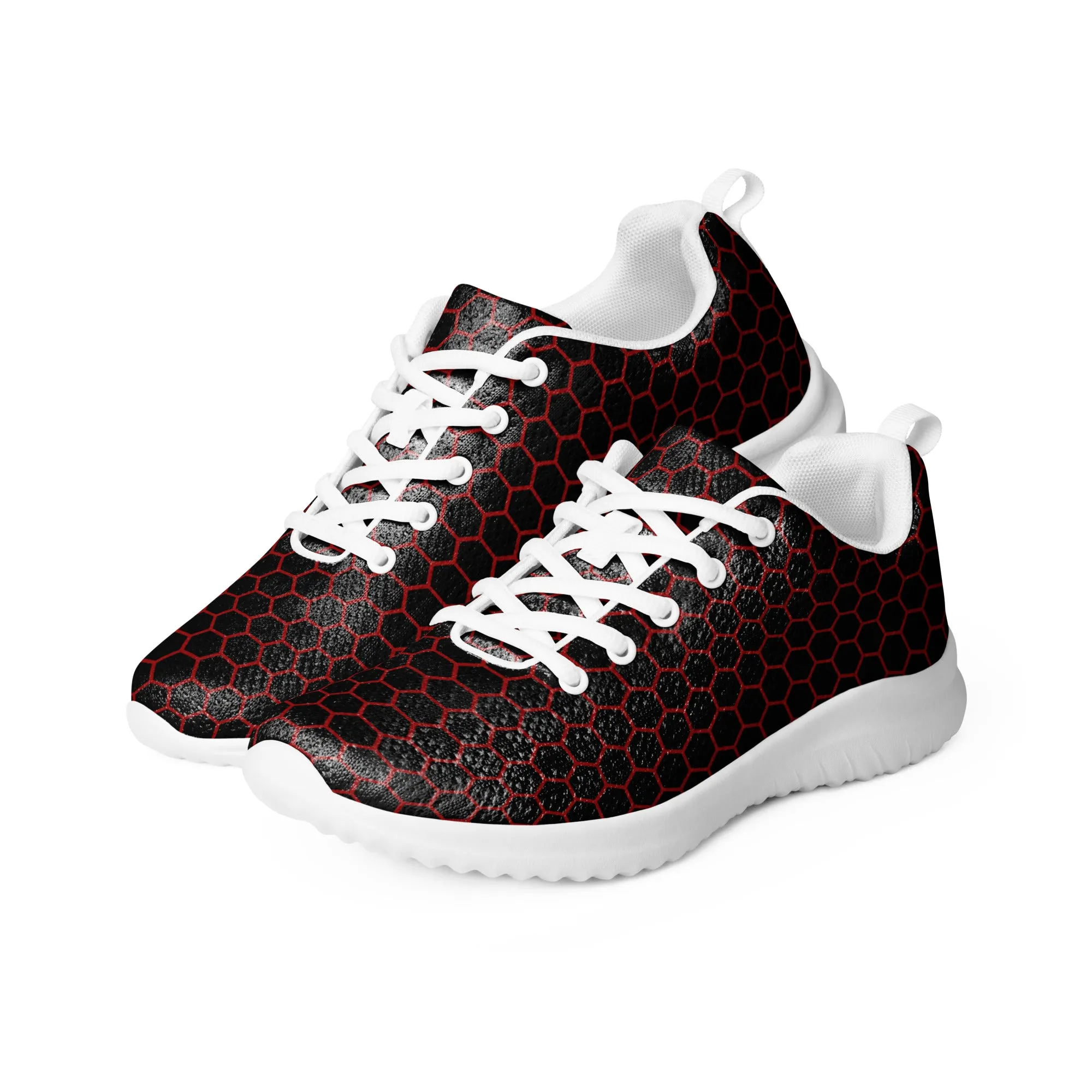 Buzzworthy Honeycomb Hive Red Athletic Shoes
