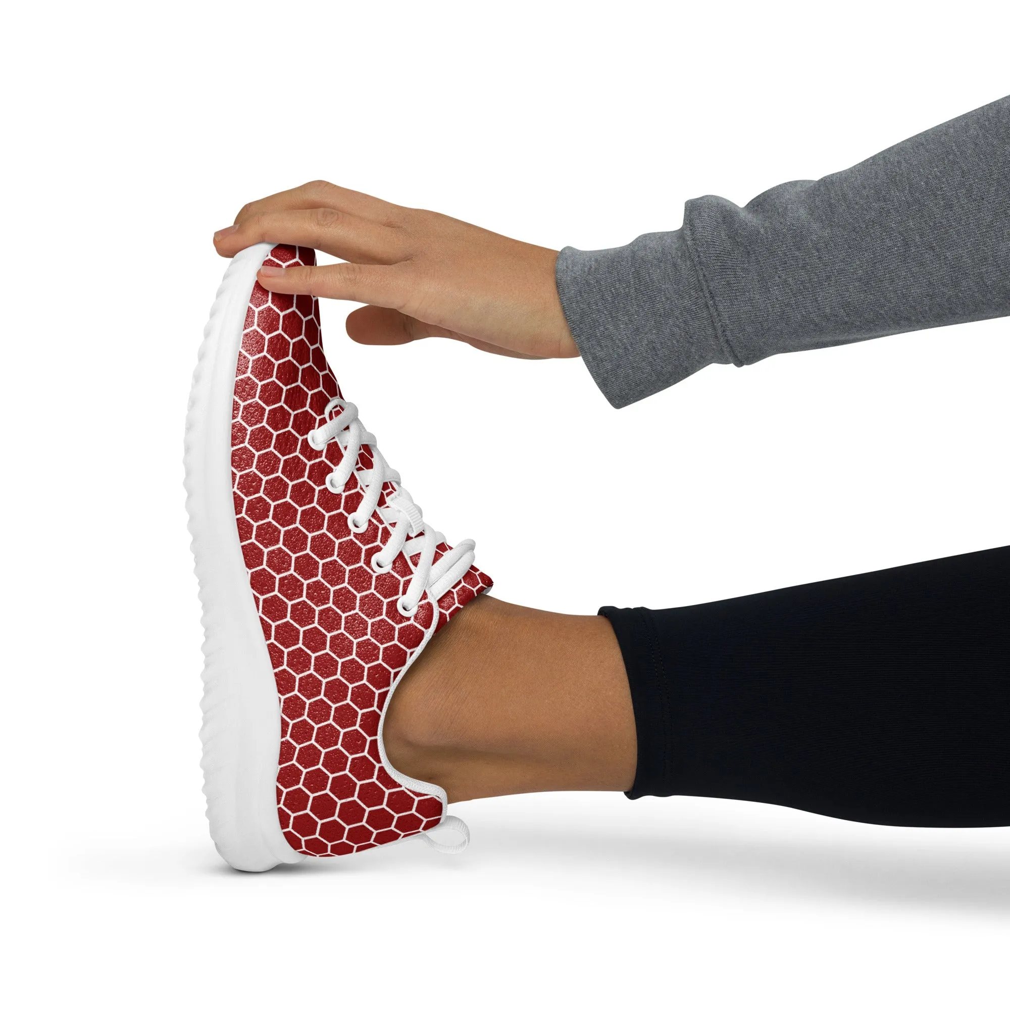Buzzworthy Honeycomb Hive Red Athletic Shoes