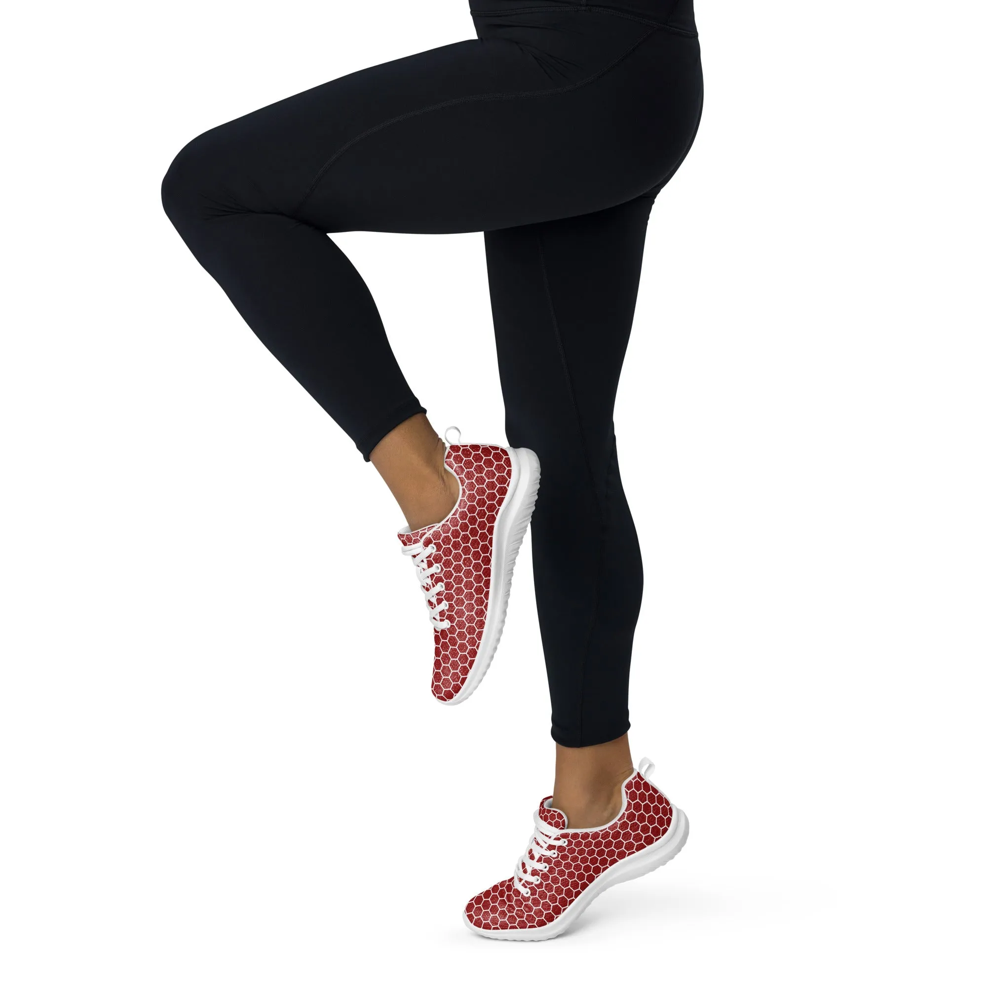 Buzzworthy Honeycomb Hive Red Athletic Shoes