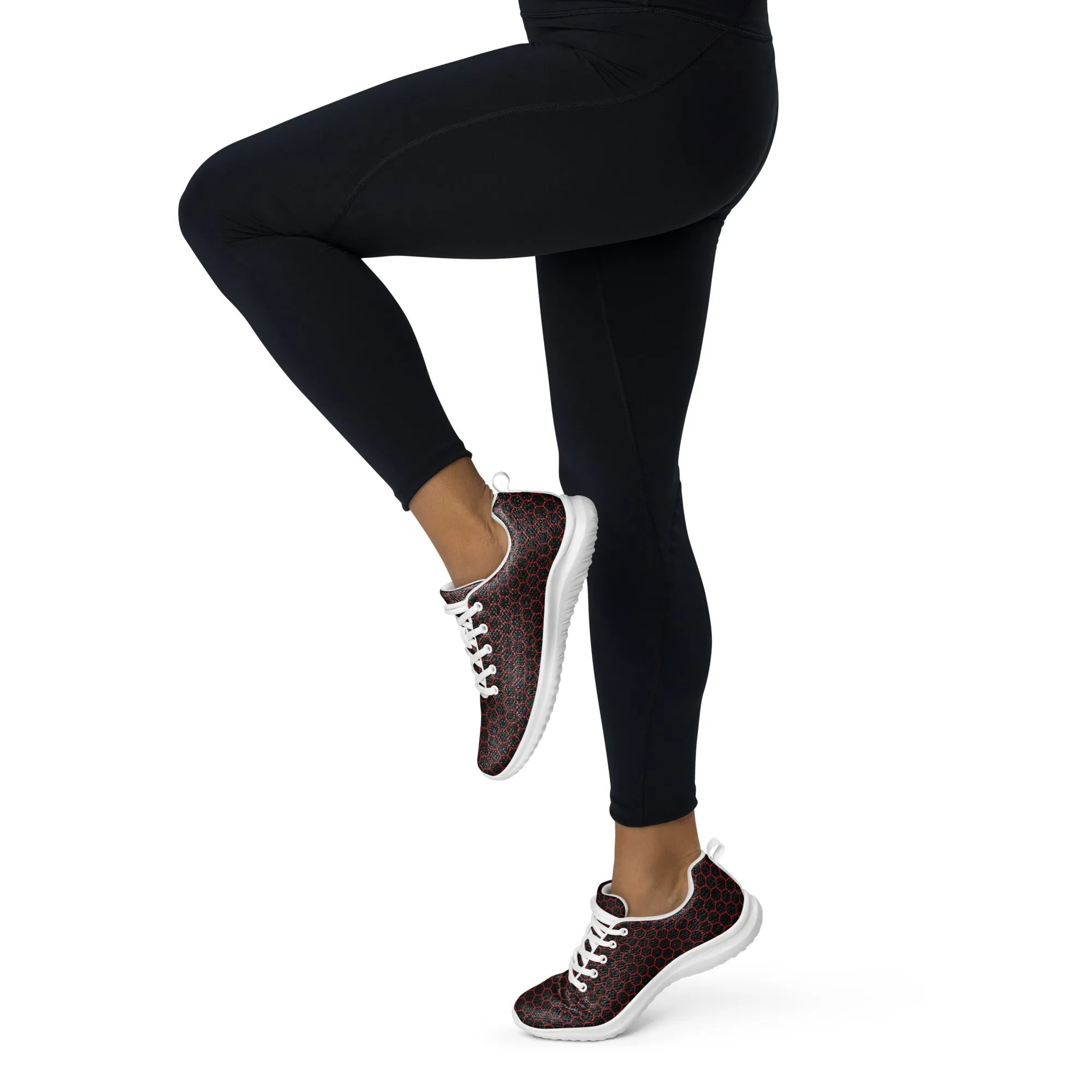 Buzzworthy Honeycomb Hive Red Athletic Shoes