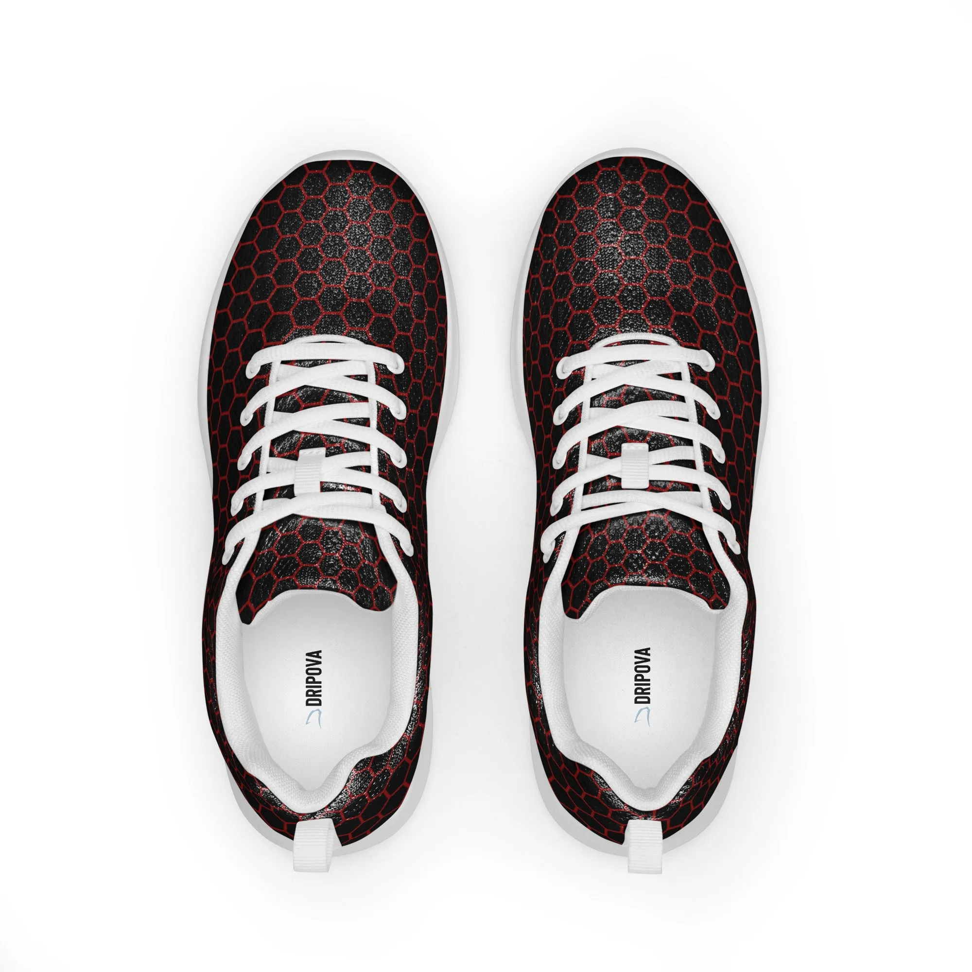 Buzzworthy Honeycomb Hive Red Athletic Shoes