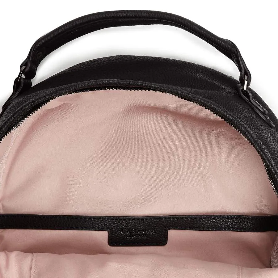 Camberwell Black Quilted Vegan Backpack